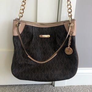 Michael Kors Jet Set Signature Large Bag